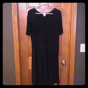 Lularoe Nicole Dress- Black